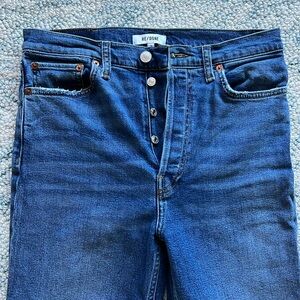 Re/Done Originals High Waist Ankle Stovepipe Jeans (29)